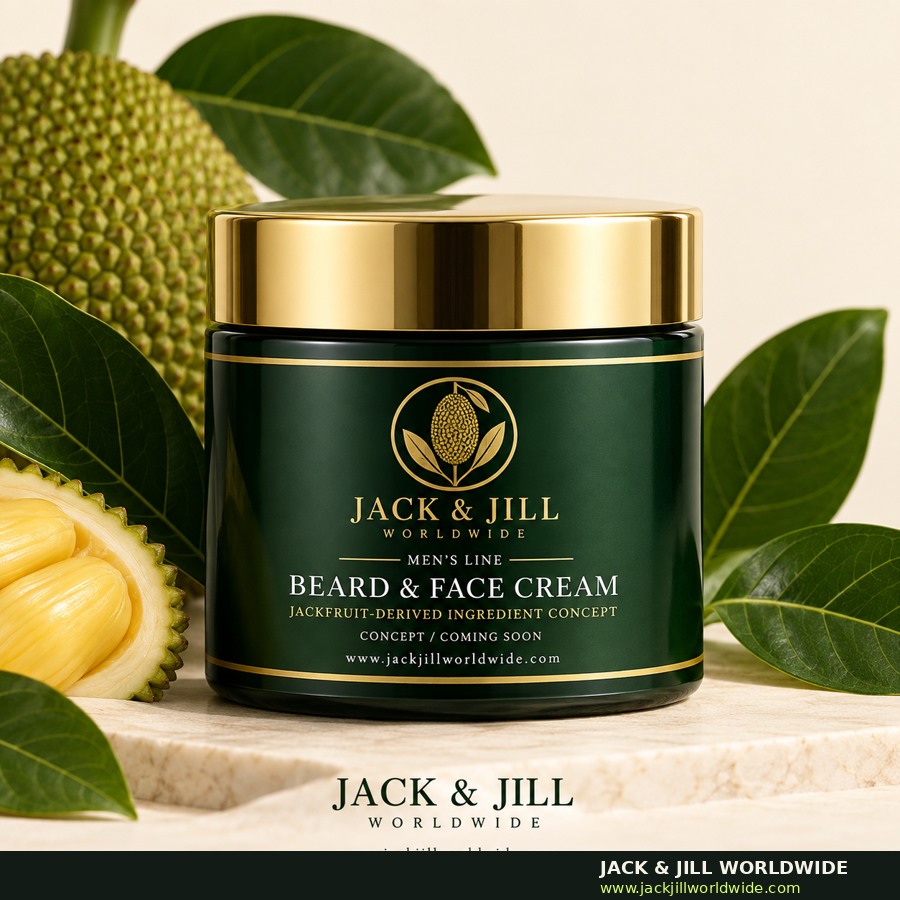 Beard & Face Cream concept artwork